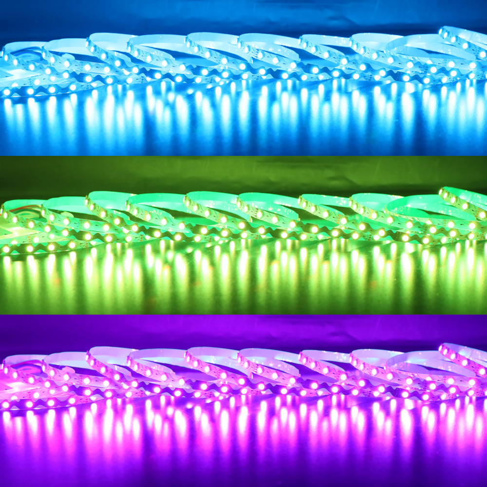 DC12V SMD5050 TM1809-6P S Shapes 60LEDs/m Addressable Dual Signal Lines Waterproof Dream Color LED Programmable Flexible Strip Light DC12V SMD5050 TM1809-6P S Shapes 60LEDs/m Addressable Dual Signal Lines Waterproof Dream Color LED Programmable Flexible Strip Light